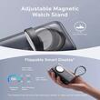 Anker Acumulator extern 10.000 mAh, cu incarcare wireless de 5W pentru Apple Watch, MagGo, Ultra-Slim, Qi2 35W, 2 x USB-C, cablu USB-C incorporat, Negru