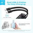 Anker Acumulator extern 20.000 mAh, Zolo, 45W, QC+PD, 1 x USB-A, 3 x USB-C, 2x cablu USB-C incorporat, Negru