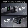Anker Acumulator extern 24.000mAh, Prime 737 GaN, 140W, PowerDelivery 3.1, 1 x USB-A , 2 x USB-C, Smart Digital Display, Negru