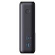 Anker Acumulator extern 25.000 mAh, 165W 2 x cablu USB-C incorporat, 3 x USB-C (max 100W per port), 1 x USB-A (max 30W), afisaj LED, Gri