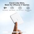 Anker Acumulator extern 5.000 mAh, Nano wireless, Ultra-Slim, 15W, compatibil MagSafe, Alb