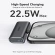 Anker Acumulator extern 5000mAh, Nano 22.5W, PD, 2 x USB-C, conector USB-C incorporat si pliabil, Negru