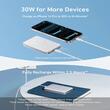 Anker Acumulator extern Magnetic wireless 10.000 mAh, MagGo, Ultra-Slim, Qi2 15W, 1 x USB-C, Alb