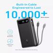 Anker Acumulator extern PowerCore 20.000 mAh, 87W total PD si Power IQ 3.0, incarca max 65W/port,  2x USB-C, 1x USB-A, cablu USB-C atasat, Negru