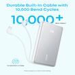 Anker Acumulator extern Zolo 10.000 mAh, 22.5W, cu cablu USB-C inclus, Alb