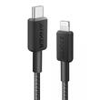 Anker Cablu Type-C la Lightning 0.9m, Negru