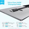 Anker Cablu Zolo Type-C la Type-C 240W, Fast Charge, 1.8m, Negru