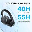 Anker Casti Bluetooth Over-Ear Soundcore Space One Bluetooth 5.3, Wireless, MultiPoint, Noise Cancelling, ANC, Microfon, Negru