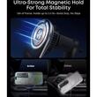 Anker Incarcator Auto Prime MagGo AirCool 48W max prin USB-C, Qi2 25W wireless, iluminare, 1 x USB-C, 1 x USB-A, 1 x wireless magnetic, pentru grila de ventilatie, Negru