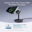 Anker Incarcator Wireless MagGo Stand Qi2 15W rotire de 360 grade, cablu USB-C inclus de 150 cm,Negru