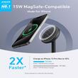 Anker Incarcator Wireless MagGo Stand Qi2 15W rotire de 360 grade, cablu USB-C inclus de 150 cm,Negru