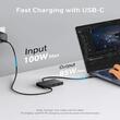 Anker Multihub 4 in 1 PD100W in, 85W PD out USB-C x 4 porturi, incarcare prin USB Type-C, viteza 10 Gbps, conectare prin USB-C , Gri