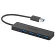 Anker Multihub 4 in 1 porturi: 4 x USB 3.2 gen 1, conectare prin USB 3.2, rata transfer 5 Gbps, ABS, Negru