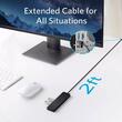Anker Multihub 4 in 1 porturi: 4 x USB 3.2 gen 1, conectare prin USB 3.2, rata transfer 5 Gbps, ABS, Negru