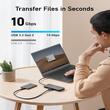 Anker Multihub 8 in 1 Type-C 85W, HDMI, 2x USB-A, USB-C, Ethernet, SD & microSD port, USB-C input, Gri