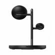 Anker Stand cu incarcare wireless MagGo 3 in 1 15W, Fast Charging ,1 x USB-C compatibl Apple Watch si AirPods, incarcator si cablu inclus Negru