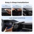 Anker Suport Auto Nano prindere bord, rotire 360 grade, ajustabil 45 grade, detasabil, Negru