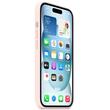 Apple Husa Originala Silicon iPhone 15 Plus, MagSafe, Light Pink