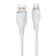 Baseus Cablu USB la Type-C Pudding Series Fast Charging, 100W, 2m, Alb