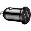 Baseus Incarcator Auto Grain Pro Mini Dual USB, 5V, Negru