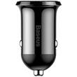 Baseus Incarcator Auto Grain Pro Mini Dual USB, 5V, Negru