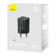 Baseus Incarcator Retea GaN5 Mini Fast Charger, USB-C, 20W, Negru