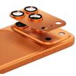 Benks Folie Sticla Camera Glass Warrior Metal Integrated iPhone 17 Pro, Portocaliu