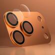 Benks Folie Sticla Camera Glass Warrior Metal Integrated iPhone 17 Pro, Portocaliu