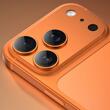 Benks Folie Sticla Camera Glass Warrior Metal Integrated iPhone 17 Pro, Portocaliu