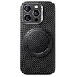 Benks Inel Magnetic stand pentru telefon Kevlar 600D ArmorPop Negru
