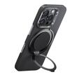 Benks Inel Magnetic stand pentru telefon Kevlar 600D ArmorPop Negru