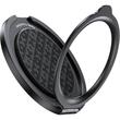 Benks Inel Magnetic stand pentru telefon Kevlar ArmorPop ArmorGrid Negru