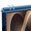 Benks Pachet Husa Armor Air Armor Grid Kevlar Magnetic + folie sticla Samsung Galaxy Z Fold8 Ultra Albastru