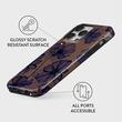 Burga Husa Dual Layer Velvet Night iPhone 15 Pro Max