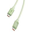 Baseus Cablu Type-C la Type-C 100W, Habitat Series Super Fast Charge, 480Mbps, 2m, Natural Green