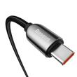 Baseus Cablu Type-C la Type-C 100W Display Fast Charge, 1m Black