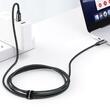 Baseus Cablu Type-C la Type-C 100W Display Fast Charge, 2m Black