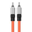 Baseus Cablu Type-C la Type-C CoolPlay Series Fast Charging, 100W, 1m, Portocaliu