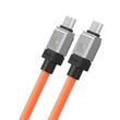 Baseus Cablu Type-C la Type-C CoolPlay Series Fast Charging, 100W, 1m, Portocaliu