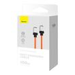 Baseus Cablu Type-C la Type-C CoolPlay Series Fast Charging, 100W, 1m, Portocaliu