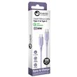 Lemontti Cablu Liquid Silicon Type-C la Type-C, Fast Charge, PD 60W, 1.2m, Mov