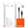 Mcdodo Cablu USB la Type-C Alpha Series Silicone Fast Charging, 6A LED, 1.2m, Negru