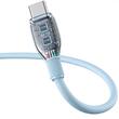 Baseus Cablu USB la Type-C Pudding Series Fast Charging, 100W, 1,2m, Albastru