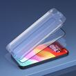 Devia Folie Sticla Van Series Full Screen Ultra-Thin iPhone 15 Pro Max, cu kit montare Transparent