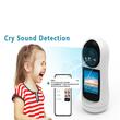 EKids Camera de supraveghere pentru acasa cu functie de apel video bidirectional, Alb