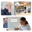 EKids Camera de supraveghere pentru acasa cu functie de apel video bidirectional, Alb