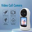 EKids Camera de supraveghere pentru acasa cu functie de apel video bidirectional, Alb