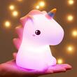 EKids Lampa de veghe pentru copii tip desen animat, Unicorn
