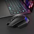 EKids Mouse Wireless Bluetooth E-sports gaming, efecte luminoase, Negru
