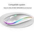 EKids Mouse Wireless Bluetooth, design subțire, Gri